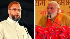 असदउ्ददीन ओवैसी, नरेंद्र मोदी