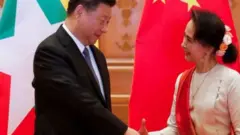 অং সান সু চি ও শি জিনপিং