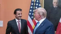 قطر امیر او ټرمپ