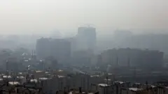 Tahran'da hava kirliliği