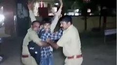 પોલીસે હુમલાખોરને પકડ્યો