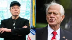 நவாரோவின் பதிவுக்கு X விளக்கக் குறிப்பு (community note) ஒன்றை பதிவிட்டது.