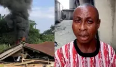 Nwoke nwe ụlọozu a gbara ọkụ