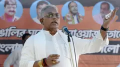 দিলীপ ঘোষ, পশ্চিমবঙ্গ রাজ্যে বিজেপির সভাপতি।