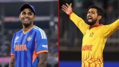 સૂર્યકુમાર યાદવ, સિંકદર રાઝા, ઝિમ્બાબ્વે વિ. ભારત, ટી20 વર્લ્ડકપ, ક્રિકેટ, ભારતીય ક્રિકેટ ટીમ, બીબીસી ગુજરાતી