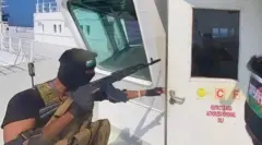 Houthis hijacking vehicle carrier Galaxy Leader in the Red Sea, 19 November 2023