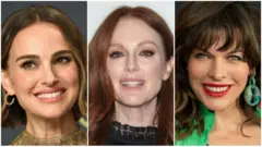 Natalia Portman, Julianne Moore y Milla Jovovich.