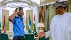 Mohammed Adamu na Muhammadu Buhari