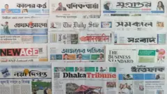 ঢাকা থেকে প্রকাশিত বিভিন্ন সংবাদপত্র