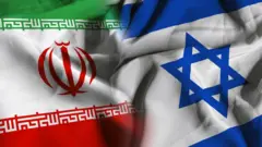 علم إيران وإسرائيل
