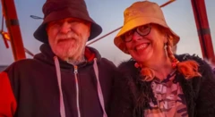 Kazzy ve Lee Minton çiftinin Fas tatillerinden bir fotoğraf.