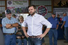 JD Vance em reunião com agricultores em 2022