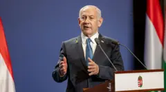 Benjamín Netanyahu, primer ministro de israel. 