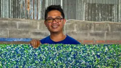 खेर फालिएको प्लास्टिकबाट फर्निचर