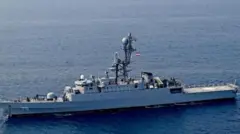 இரான் - அமெரிக்கா, இஸ்ரேல், இந்தியா, ஐஆர்ஐஎஸ் லாவன் இரான் போர்க்கப்பல்