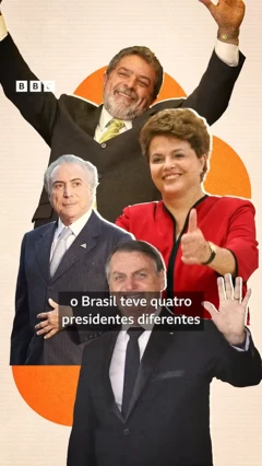 ilustração com presidentes do Brasil
