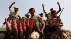 صورة لمقاتلين من قوات الدعم السريع في العاصمة السودانية الخرطوم تعود لعام 2019.