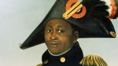 Toussaint Louverture dans une peinture du début du 19e siècle.