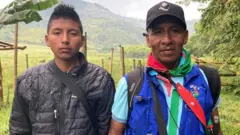 Jovani Chilhueso e seu pai, Daniel Rivera