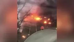 Imagen del lugar del accidente.