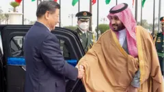 الرئيس الصيني وولي العهد السعودي