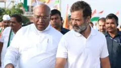 రాహుల్ గాంధీతో మల్లికార్జున ఖర్గే