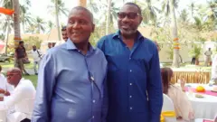 Aliko Dangote ati Femi Otedola