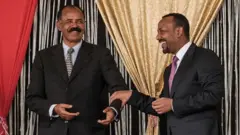 ፕረዚደንተ ኢሳይያስ ኣፈወርቅን ቀዳማይ ሚኒስተር ኣብይ ኣሕመድን