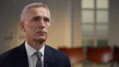 Umukuru wa OTAN Jens Stoltenberg mu kiganiro na BBC i Washington muri Amerika 