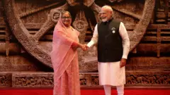 শেখ হাসিনা এবং নরেন্দ্র মোদী