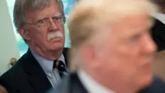 John Bolton and Donald Trump