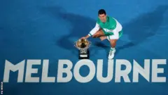 Novak Djokovic'in toplam 9 Avustralya Açık galibiyeti bulunuyor