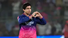 वैभव सूर्यवंशी ने हैदराबाद के ख़िलाफ़ छक्कों और चौकों की झड़ी लगा दी