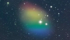 รูปอวกาศสีรุ้ง 