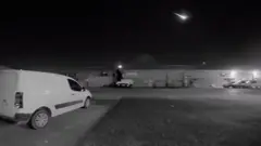 Метеорит в небе Англии
