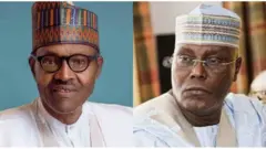 Aarẹ Mohammadu Buhari ati Atiku Abubakar