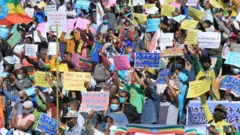 Crowd at the rally