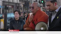 ငလျင်ဒဏ်ခံ ပြည်သူတွေအတွက် လန်ဒန်မှာ ဘာသာပေါင်းစုံ ဆုတောင်း