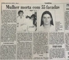 Imagem de uma matéria de jornal