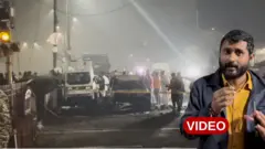 దిల్లీ పేలుడు, కారు పేలుడు, ఎర్రకోట