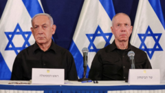 Netanyahu y su ministro de defensa.