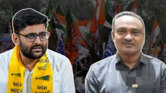 ગોપાલ ઇટાલિયા, ભૂપત ભાયાણી વીસાવદર, વિસાવદર ભાજપ, આપ કૉંગ્રેસ