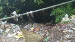 ටොන් ගණනින් කසළ ගොඩගැසෙන ජලපෝෂක ශ්‍රීපාද රක්ෂිතය