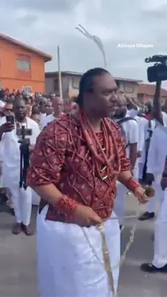 King of Owo Kingdom Oba Ajibade Gbadegesin Ogunoye III 
