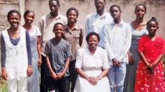Familia de Dorothy Kweyu