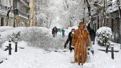 Снегопад в Мадриде