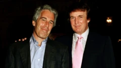 epstein ve trump'ın 1997 yılından birlikte bir fotoğrafı
