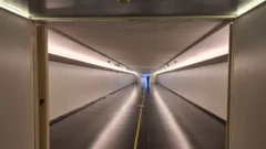 Corredor da Câmara vazio na quarta (20/10/2020)