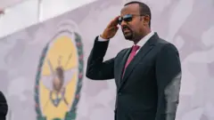 ጠቅላይ ሚኒስትር ዐቢይ ንግግር ባደረጉበት ሥነ ሥርዓት ላይ