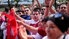 Kanada'daki Türk taraftarlar